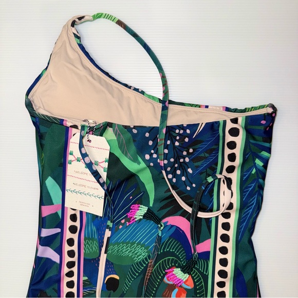 FARM Rio One-Shoulder BNWT Swimsuit - Picture 3 of 6